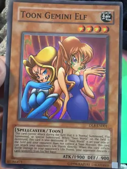 Toon Gemini Elf DL6-EN001 Duelist League Promo LP - Image 1