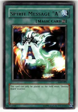 Spirit Message "A" Rare LON-091 Labyrinth of Nightmare LP - Image 1