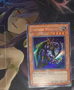 Yu-Gi-Oh! Panther Warrior Secret Rare (CT2-EN006) Limited Edition LP - Image 2