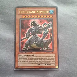YUGIOH Ultra Rare The Tyrant Neptune Limited Edition JUMP-EN041 VLP - Image 1