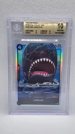 Bandai Laboon One Piece CCG Memorial Collection SR Beckett Pristine 10 EB01-048 - Image 1