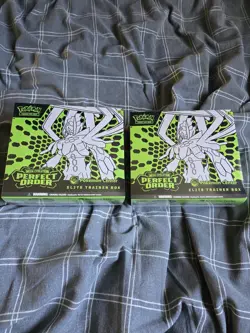 2X Pokemon TCG Mega Evolution Perfect Order Pokemon Center ETB - New & Sealed ✅ - Image 1