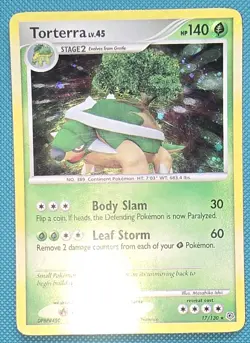 Pokemon Card - Torterra Diamond and Pearl 17/130 Holo Rare - Image 2