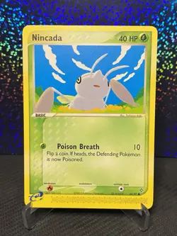 Pokemon Nincada 67/97 Unlimited Dragon Card Regular Common NM - Image 1