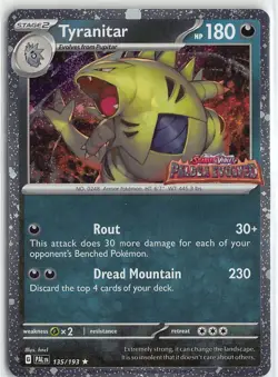 Miscellaneous Cards & Products Promo 135/193 Tyranitar (Paldea Evolved Stamp) - Image 1
