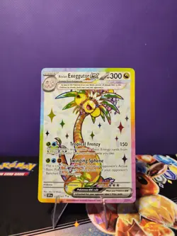 Pokemon TCG Alolan Exeggutor EX Holo Ultra Rare Card 225/191SV08 Surging Sparks - Image 1