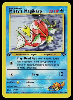 Pokemon Card - Misty's Magikarp Gym Challenge 88/132 Common 1st Edition - Image 1