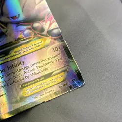 Pokemon M Mewtwo EX Full Art Ultra Rare Holo Breakthrough Psychic Mega Card - Image 4