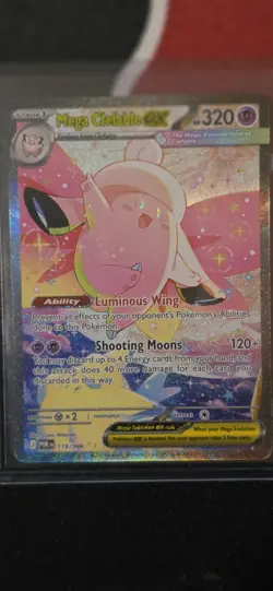 Mega Clefairy Ex 119/088 Sv09 Holo Pokemon TCG Card Perfect Order - Image 1
