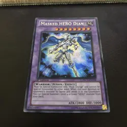 Masked Hero Dian PRC1-EN019 Secret Rare 1st Edition Yugioh Card NM - Image 1