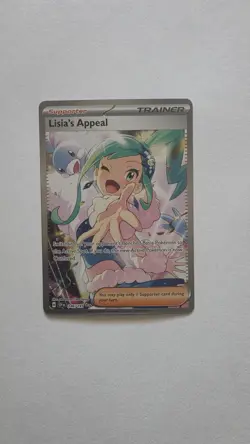 Lisia's Appeal Holo Card PSA 8 Surging Sparks 246/191 SV08 - Image 1