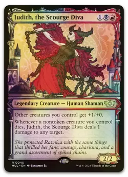 Judith, the Scourge Diva #45 (Foil) (NM) March of the Machine MUL Magic MTG - Image 1