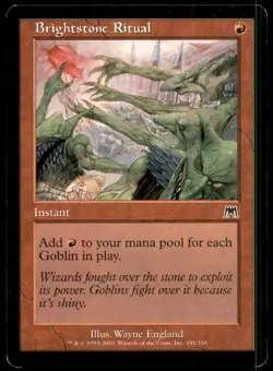 MTG Brightstone Ritual LP Light Play Onslaught [5167] - Image 1