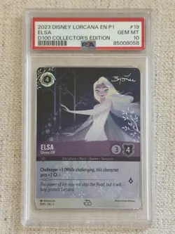 Lorcana D100 Collector Edition Promo Complete Set of 6, All PSA 10 Disney 100 - Image 3
