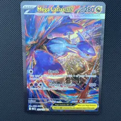 2025 Pokemon Mega Evolution Latias ex Special Illustration Rare SIR #181/132 NM - Image 5