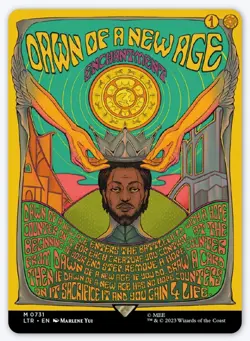 MTG - Lord of the Rings - NM - POSTER (5 CARDS). #'s 731, 733, 735, 737, 738. - Image 5