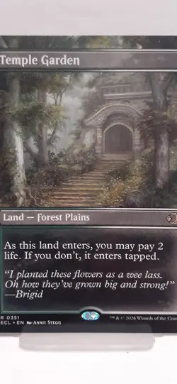 TEMPLE GARDEN (BORDERLESS) LORWYN ECLIPSED MAGIC THE GATHERING MTG 351 - Image 4