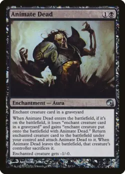 MTG 4X ** ANIMATE DEAD ** X4 Magic Graveborn LP - Image 1