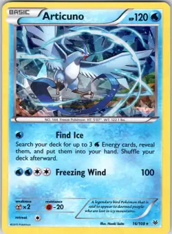 ARTICUNO 16/108 ROARING SKIES HOLO DECK EXCLUSIVES POKEMON NM/M - Image 1