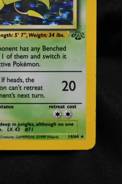 Victreebel 14/64 LP Jungle Holo Unlimited Pokemon TCG - Image 4