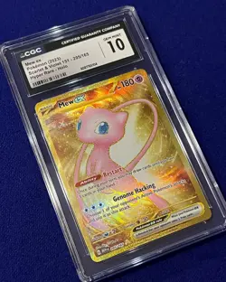 CGC 10 Mew Ex #205 SV 151 2023 Pokemon GEM MINT - Image 2
