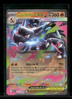 Pokemon 2025 Scarlet & Violet Phantasmal Flames Mega Charizard X EX #13/94 - Image 1