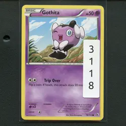 Pokemon TCG Gothita 70/113 BW Legendary Treasures Regular Common Card EN-LP 2013 - Image 3