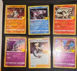 25th anniversary pokemon 6 card holo rare lot - Image 1