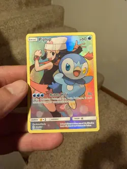 Piplup rare holo full art pokemon trading card 239/236 - Image 1