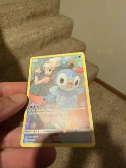 Piplup rare holo full art pokemon trading card 239/236 - Image 3