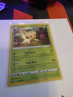 Pokemon Leafeon Promo Holo SWSH191 Sword & Shield - Image 3