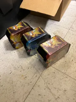 Set of 3 Pokemon Hidden Fates Tins - Charizard, Gyarados, and Raichu - Sealed - Image 5