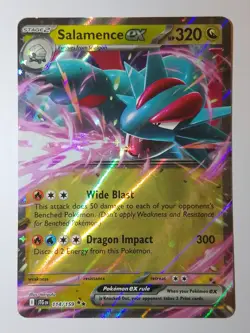 Salamence EX 114 Journey Together Pokemon card - Image 1