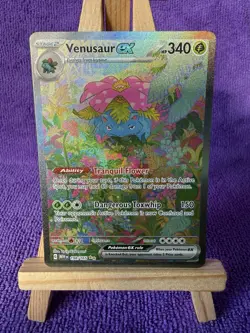 Pokemon TCG Venusaur EX 198/165 Special Illustration Art S&V 151 Set - Image 1