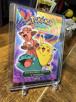 Pokemon Electric #E8 Bulbasaur Vulpix Pikachu Holo - Image 3