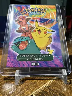 Pokemon Electric #E8 Bulbasaur Vulpix Pikachu Holo - Image 4