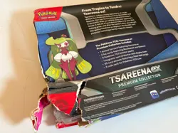 NEW Pokemon TCG Tsareena ex Premium Collection Box, Factory Sealed **Damaged Box - Image 4