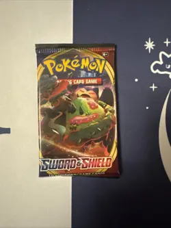 Pokemon Sword & Shield Base Set Booster Pack Factory Sealed - Image 1