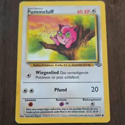 Pokemon TCG Jigglypuff 54/64 Jungle Regular German 1999 WOTC - Image 1