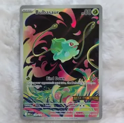 Pokemon Bulbasaur Mega Evolution Full Art Stamped Holo 133/132 Illustration Rar… - Image 1