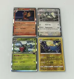 POKEMON (4 CARD LOT) Magcargo - Drampa - Cynthia’s Roserade - Lanturn - TCG 💯 - Image 1