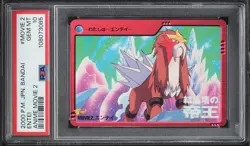 PSA 10 2000 Pokemon Bandai Entei Anime Movie 2 - POP 15 - Image 1