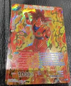 SSG Son Goku Magnificent Might SPR BT17-138 Foil Dragon Ball Super Card Game NM - Image 1
