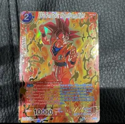SSG Son Goku Magnificent Might SPR BT17-138 Foil Dragon Ball Super Card Game NM - Image 2