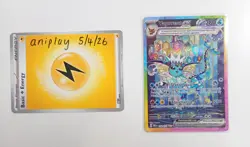 Vaporeon ex 149/131 SIR Prismatic Evolutions Holo Near Mint Pokemon Card - Image 1