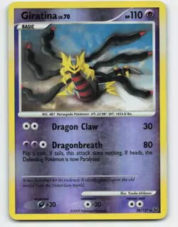 2009 Pokemon, Platinum, #28/127 Giratina, Reverse Holo Rare - Image 1