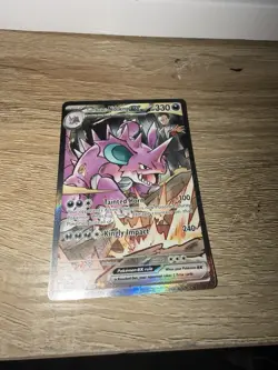 Pokemon TCG Team Rockets Nidoking EX 233/182 Destined Rivals NM Condition - Image 1