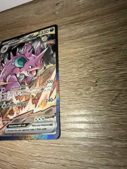 Pokemon TCG Team Rockets Nidoking EX 233/182 Destined Rivals NM Condition - Image 3