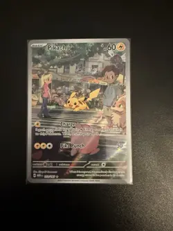 Pikachu 173/165 AR Art Rare Pokemon Card ENGLISH - Image 1