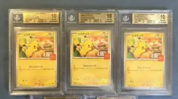 2025 POKEMON MEGA PROMOTIONS MCDONALDS JPN PIKACHU BGS 10 - Image 2
